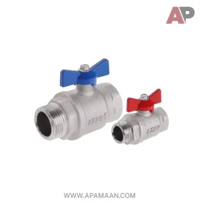 شیر آبی دسته پروانه ای یک سر مغزی 113A آذر