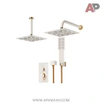 شیر حمام توکار شودر مدل رومر پلاس BRASS تیپ ۳