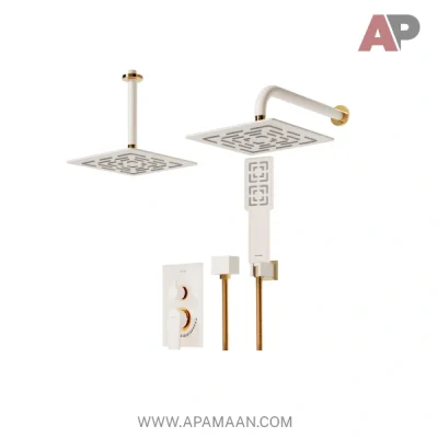 شیر حمام توکار شودر مدل رومر پلاس BRASS تیپ ۳