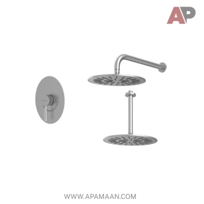 شیر حمام توکار شودر مدل روگن BRASS تیپ ۱