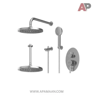 شیر حمام توکار شودر مدل روگن ABS تیپ ۴