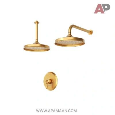 شیر حمام توکار شودر مدل زیگموند BRASS تیپ ۱