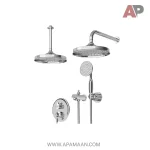 شیر حمام توکار شودر مدل زیگموند BRASS تیپ ۴