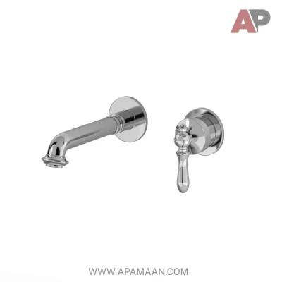 شیر روشویی توکار دو تکه شودر مدل زیگموند