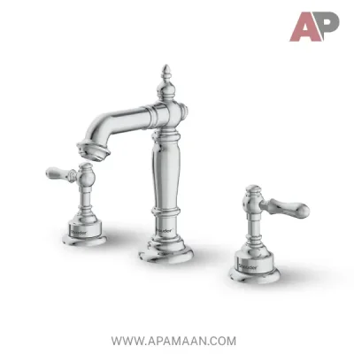 شیر روشویی سه تکه شودر مدل بیزانس