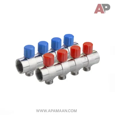 نیوکلکتور رزوه ای با شیر تنظیم نیوپایپ